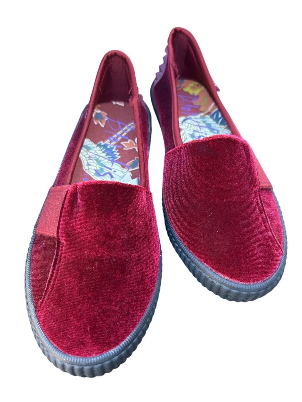 Blowfish burgundy shoe size 8